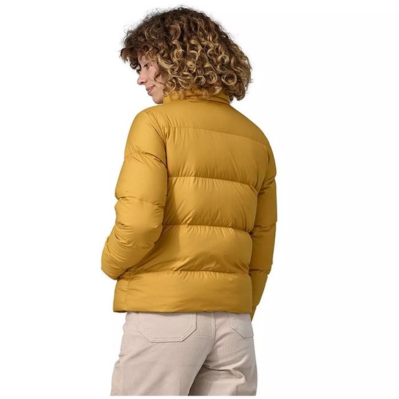 EUC Patagonia Silent Down Jacket, cosmic gold, xsmall - Picture 2 of 8